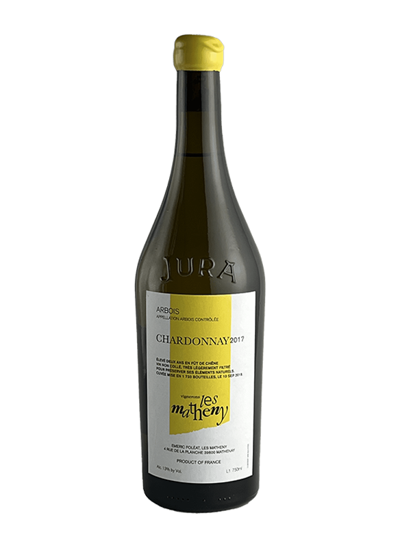 Vignerons Les Matheny, Arbois Blanc, Chardonnay, Jura, France 2021